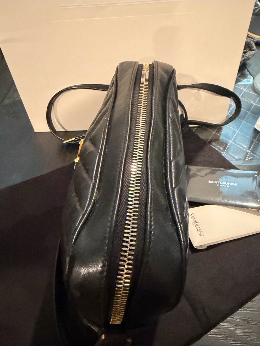 Saint Laurent Lou Camera Bag Matelasse Chevron w/COA - Picture 15 of 17